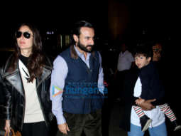 Saif Ali Khan, Kareena Kapoor Khan and others snapped at the airport