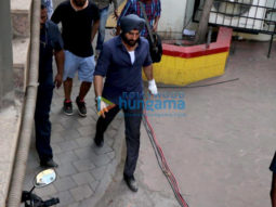 Saif Ali Khan spotted during on location shooting for Sacred Games Season 2 near Azad Nagar metro station