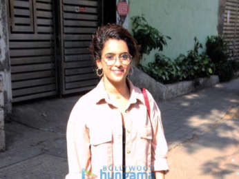 Sanya Malhotra spotted in Bandra