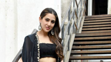 Sara Ali Khan snapped at Love Me India sets