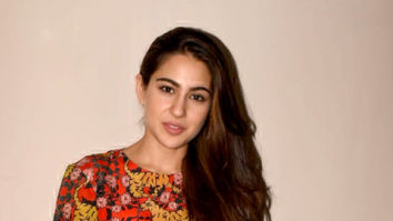 Sara Ali Khan snapped during Kedarnath promotions