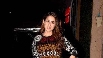 Sara Ali Khan snapped during Simmba promotions