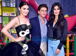 Shah Rukh Khan, Katrina Kaif and Anushka Sharma snapped on the sets of Dance Plus 4 to promote Zero