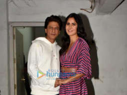 Shah Rukh Khan and Katrina Kaif snapped during Zero promotions at Mehboob Studios