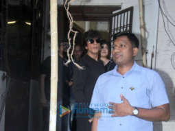 Shah Rukh Khan spotted at a recording studio in Bandra