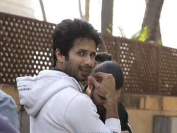 Shahid Kapoor spotted in Juhu