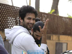 Shahid Kapoor spotted in Juhu