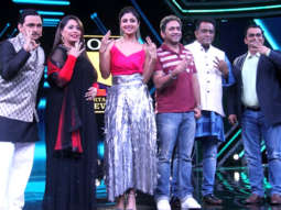 Shilpa Shetty, Anurag Basu and Geeta Kapoor snapped at the launch of Super Dancer 3