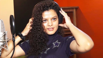 Singer Palak Muchhal recording a song for movie Jaan Abhi Baaki Hai