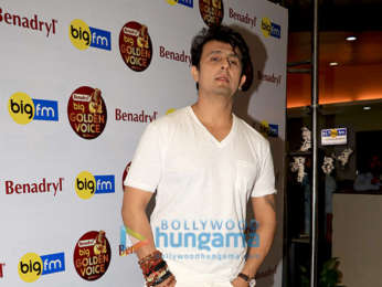 Sonu Nigam snapped at the 92.7 Big FM office