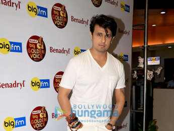 Sonu Nigam snapped at the 92.7 Big FM office