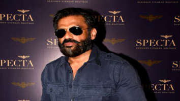 Suniel Shetty snapped at the launch of Specta designer eyewear boutique