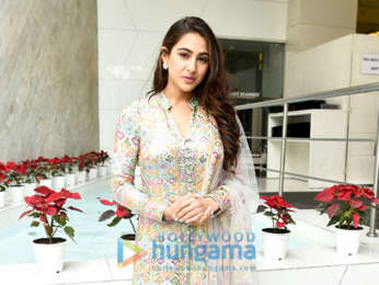 Sushant Singh Rajput and Sara Ali Khan snapped during 'Kedarnath' promotions in Mumbai