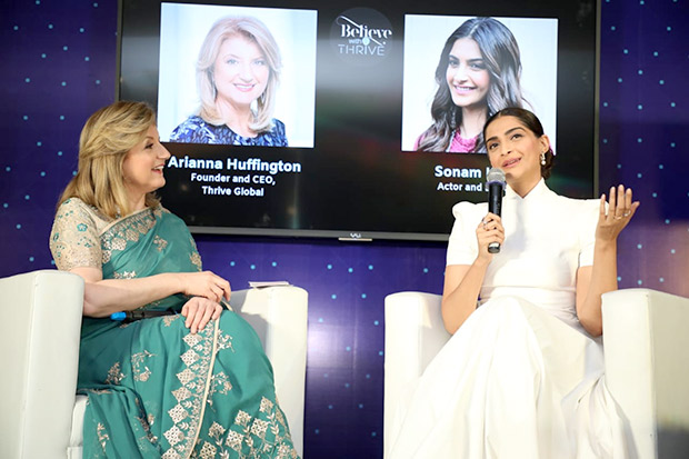 The only way to live is to not think about it too much and have incredible self-belief - Sonam Kapoor-