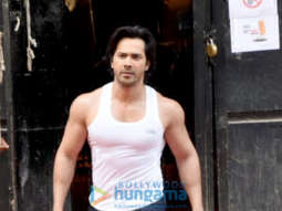 Varun Dhawan snapped post Luz Cozi ad shoot