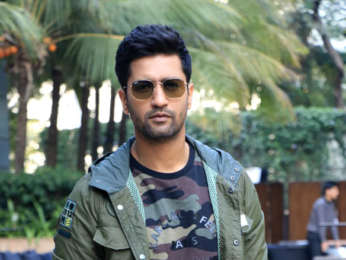 Vicky Kaushal snapped promoting his upcoming film 'Uri'