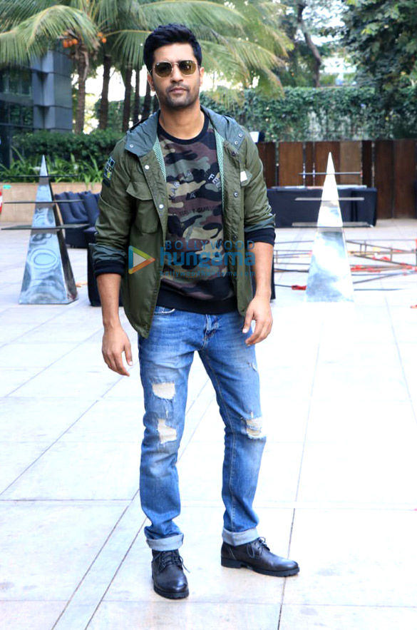 Vicky Kaushal snapped promoting his upcoming film ‘Uri’ Vicky Kaushal snapped promoting his upcoming film ‘Uri’