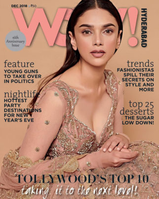 Aditi Rao Hydari on the cover of WOW, Dec 18