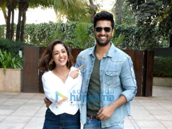 Yami Gautam and Vicky Kaushal snapped during Uri promotions