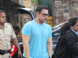 Aamir Khan spotted at a spa in Bandra