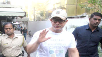 Aamir Khan spotted at a spa in Bandra