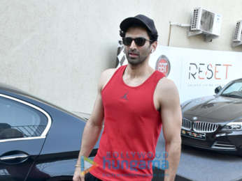 Aditya Roy Kapur spotted at the gym in Bandra