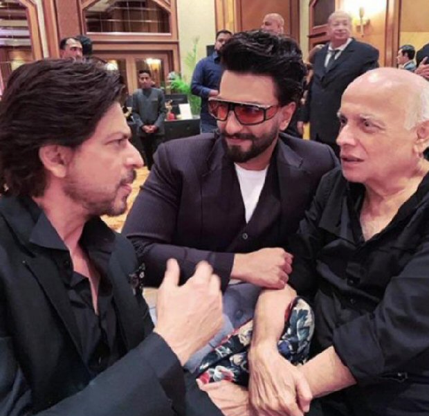 Allia Bhatt shares pic of 'her boys’ Shah Rukh Khan, Ranveer Singh and Mahesh Bhatt; Ranbir Kapoor is missing