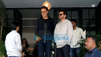 Anil Kapoor, Sonam Kapoor Ahuja and Kriti Sanon spotted at Soho House in Juhu