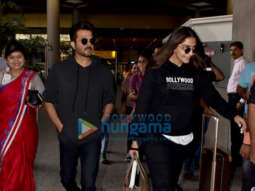 Anil Kapoor and Sonam Kapoor Ahuja snapped at the airport