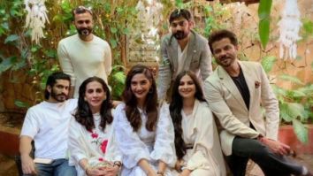 Anil Kapoor enjoys family time during Sunday brunch as Sonam Kapoor, Anand Ahuja join the famjam