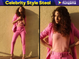 Sass it up like a high-end fashionista, just like Ankita Lokhande in an INR 3000/- pink pantsuit!