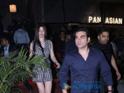 Arbaaz Khan and Giorgia Andriani snapped in Bandra