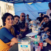 BHARAT diaries Katrina Kaif looks radiant in RETRO LOOK with Sunil Grover in the latest pic from the sets