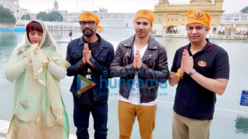 Bhushan Kumar, Remo DSouza, Varun Dhawan and Lizelle Dsouza snapped at the Golden Temple, Amritsar