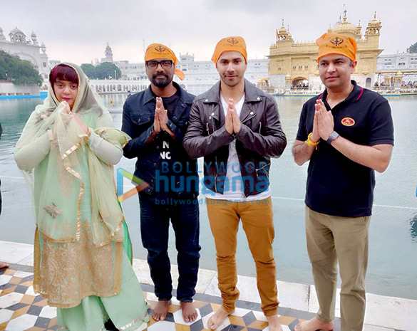 bhushan kumar remo dsouza varun dhawan and lizelle dsouza snapped at the golden temple amritsar 3