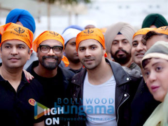 Bhushan Kumar, Remo DSouza, Varun Dhawan and Lizelle Dsouza snapped at the Golden Temple, Amritsar