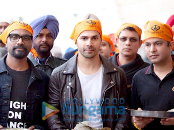 Bhushan Kumar, Remo DSouza, Varun Dhawan and Lizelle Dsouza snapped at the Golden Temple, Amritsar