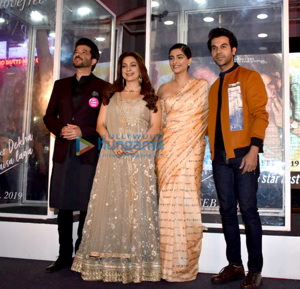 cast of ek ladki ko dekha toh aisa laga snapped during promotions 1