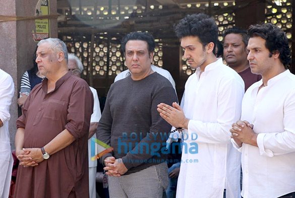 Celebs attend the last rites ceremony of Govinda’s nephew Dumpy Celebs attend the last rites ceremony of Govinda’s nephew Dumpy