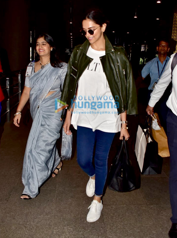 Deepika Padukone, Shabana Azmi and Karan Johar snapped at the airport