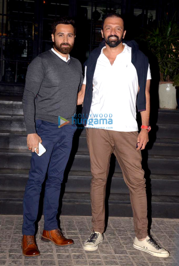 emraan hashmi shreya dhanwanthary and atul kasbekar spotted at soho house in juhu 4