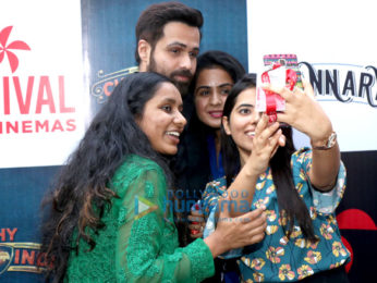 Emraan Hashmi and Shreya Dhanwanthary promote 'Why Cheat india' at Carnival Cinemas in Mumbai
