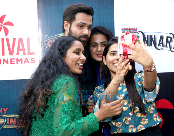 emraan hashmi and shreya dhanwanthary promote why cheat india at carnival cinemas in mumbai 2