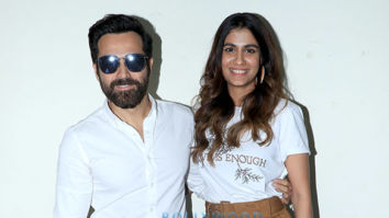 Emraan Hashmi and Shreya Dhanwanthary snapped at the T-Series office in Andheri