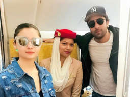 FLASHBACK! Lovebirds Ranbir Kapoor and Alia Bhatt keep it stylish as they strike a pose together in NYC