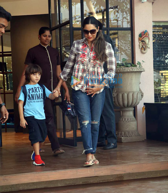 Gauri Khan and AbRam Khan spotted at Monisha Jaising’s store in Bandra Gauri Khan and AbRam Khan spotted at Monisha Jaising’s store in Bandra