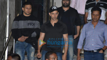 Hrithik Roshan spotted at gym in Juhu