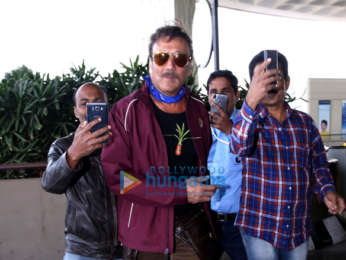 Jackie Shroff and Karishma Tanna snapped at the airport