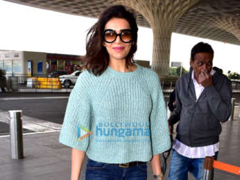 Jackie Shroff and Karishma Tanna snapped at the airport