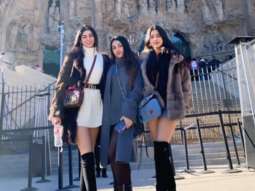 Janhvi Kapoor and Khushi Kapoor are raising temperatures in Barcelona with their winter looks